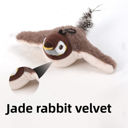 Electric Plush Bird Pet Toy with Sound