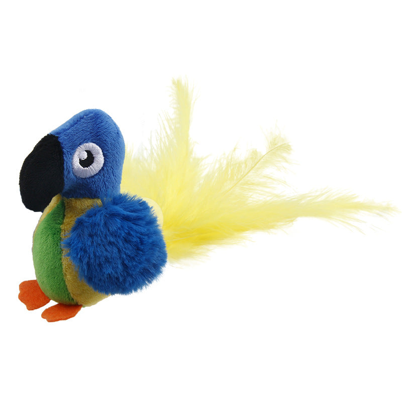 Electric Plush Bird Pet Toy with Sound